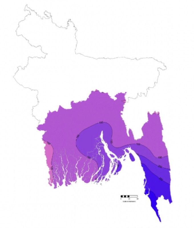 maximum-rainfall-bangladesh, CRU