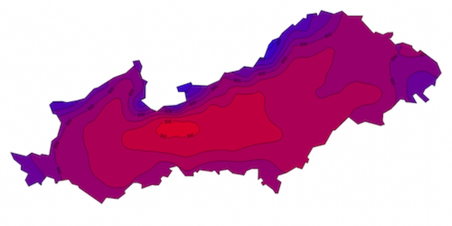 Tejo river basin isohyets, cru, water-resource-associates